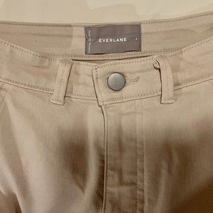 Everlane Straight-Leg Crop Sandstone Size 4